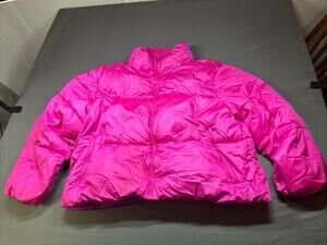 Old Navy Puffer Jacket Pink Women’s Size XL Zipper Pockets